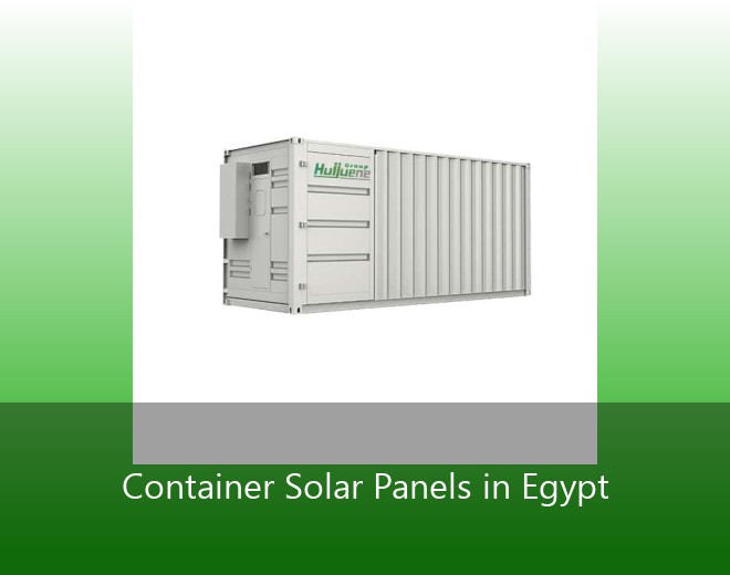 Container Solar Panels in Egypt